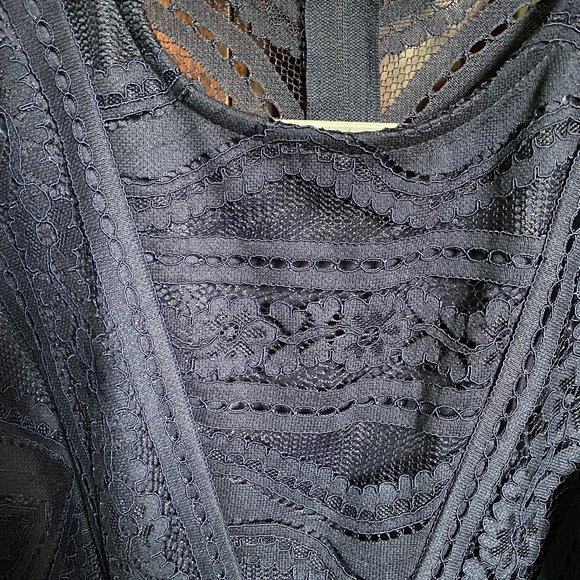 City Studio blue fit and flare dress size 0 junior - Picture 4 of 11